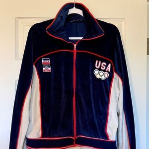 VINTAGE: Velour 1980s Team USA Olympic Jacket